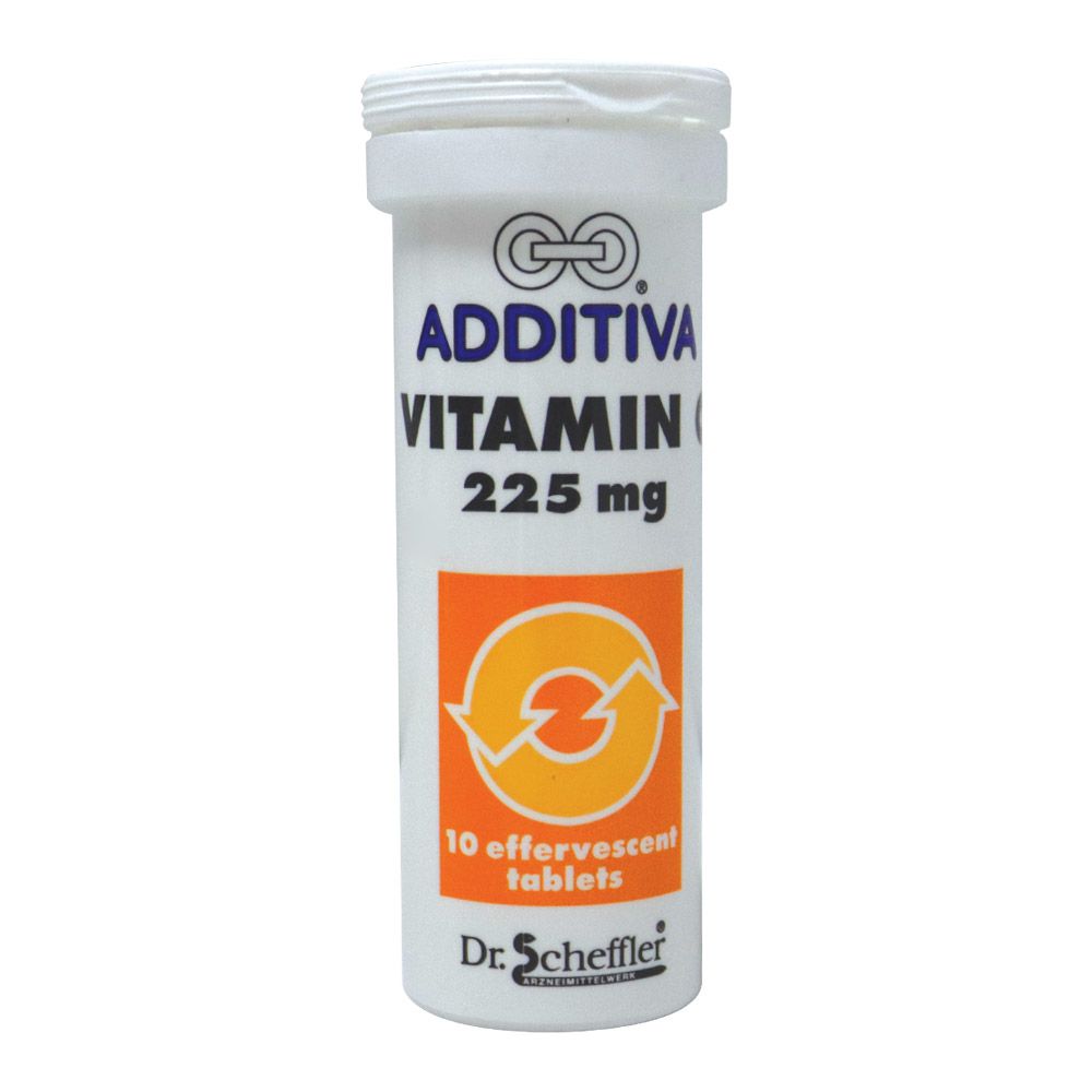 Additiva Vitamin C 225 mg Lemon Effervescent Tablets 10's