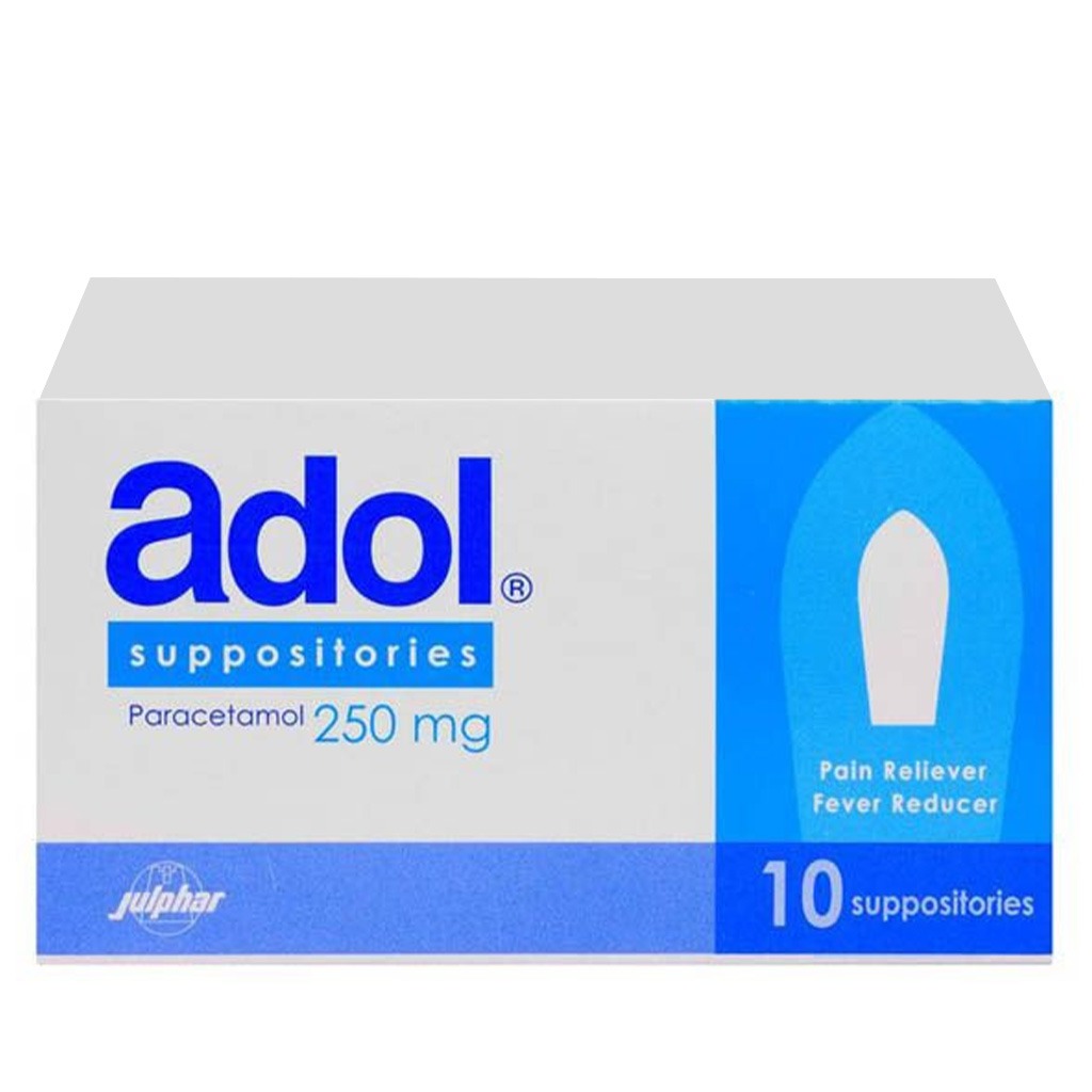 Adol 250 mg Suppositories 10's
