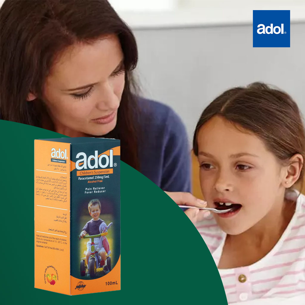 Adol Paracetamol Children's Suspension 250mg/5ml,  100 mL