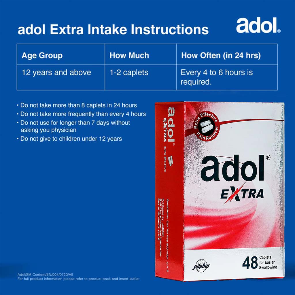 Adol Extra Tablets 48's
