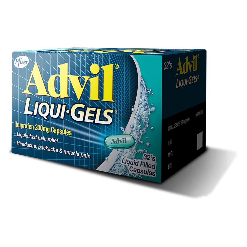 Advil 200 mg Liquigels 32's