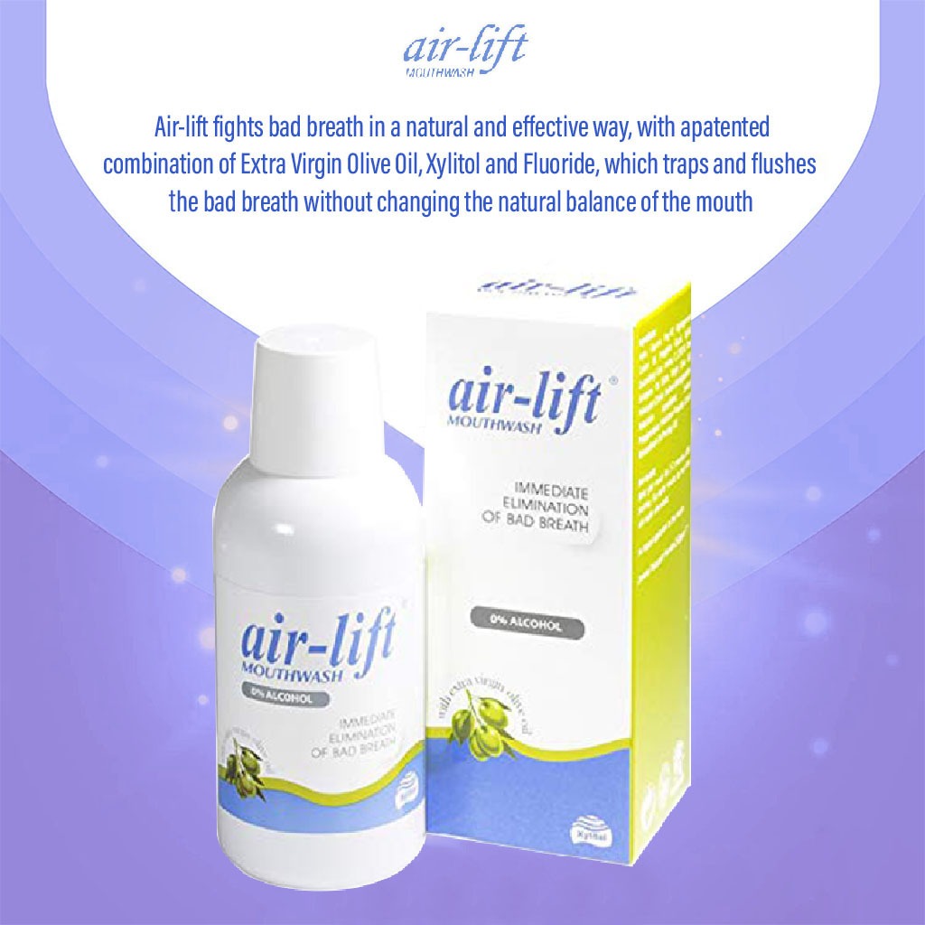 Air-Lift Xylitol Alcohol Free Mouthwash 250ml