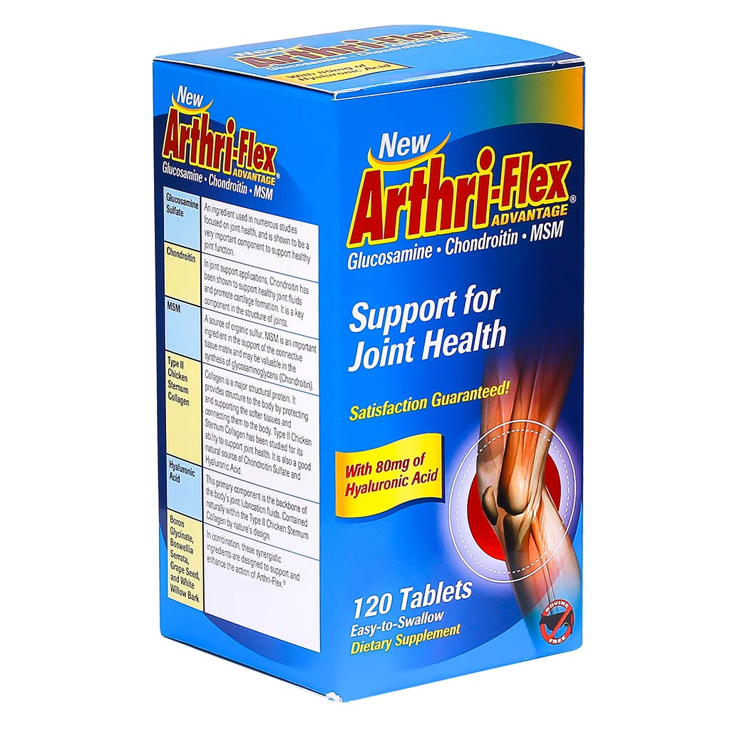 21st Century Arthri-Flex Advantage Tablet With MSM, Glucosamine, Chondroitin & Hyaluronic Acid, For Joint Health, Pack of 120's