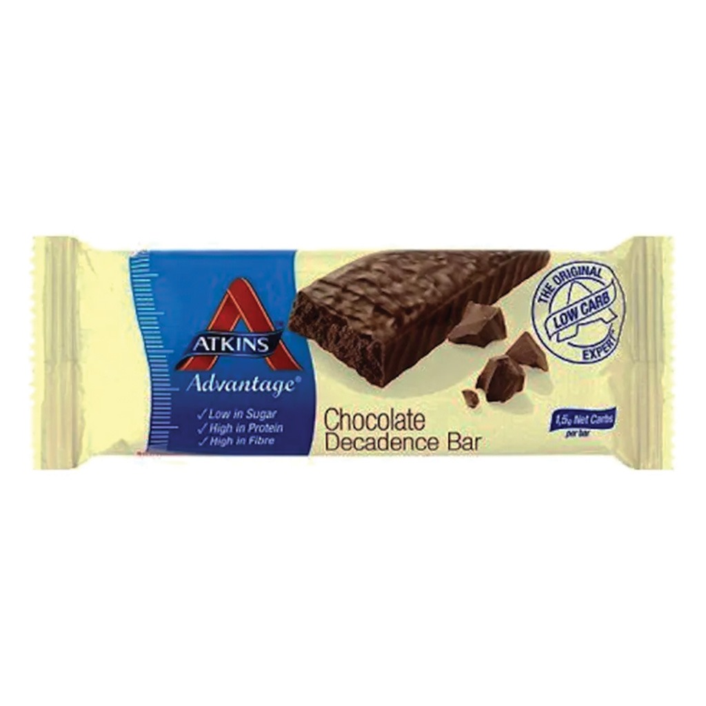 Atkins Advantage Chocolate Decadence Protein Bar 60 g, 1's