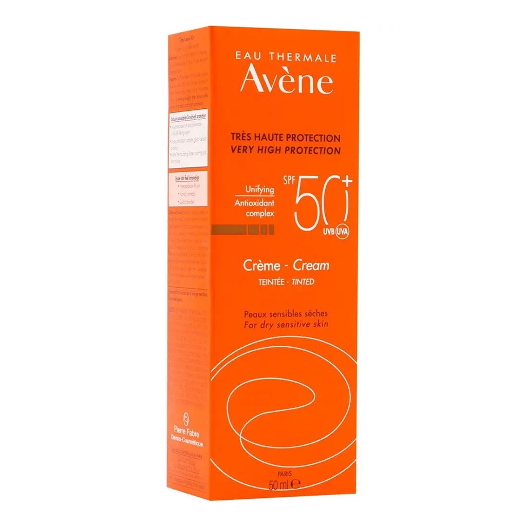 Avene SPF50+ Tinted Sunscreen Cream For High Sun Protection 50ml