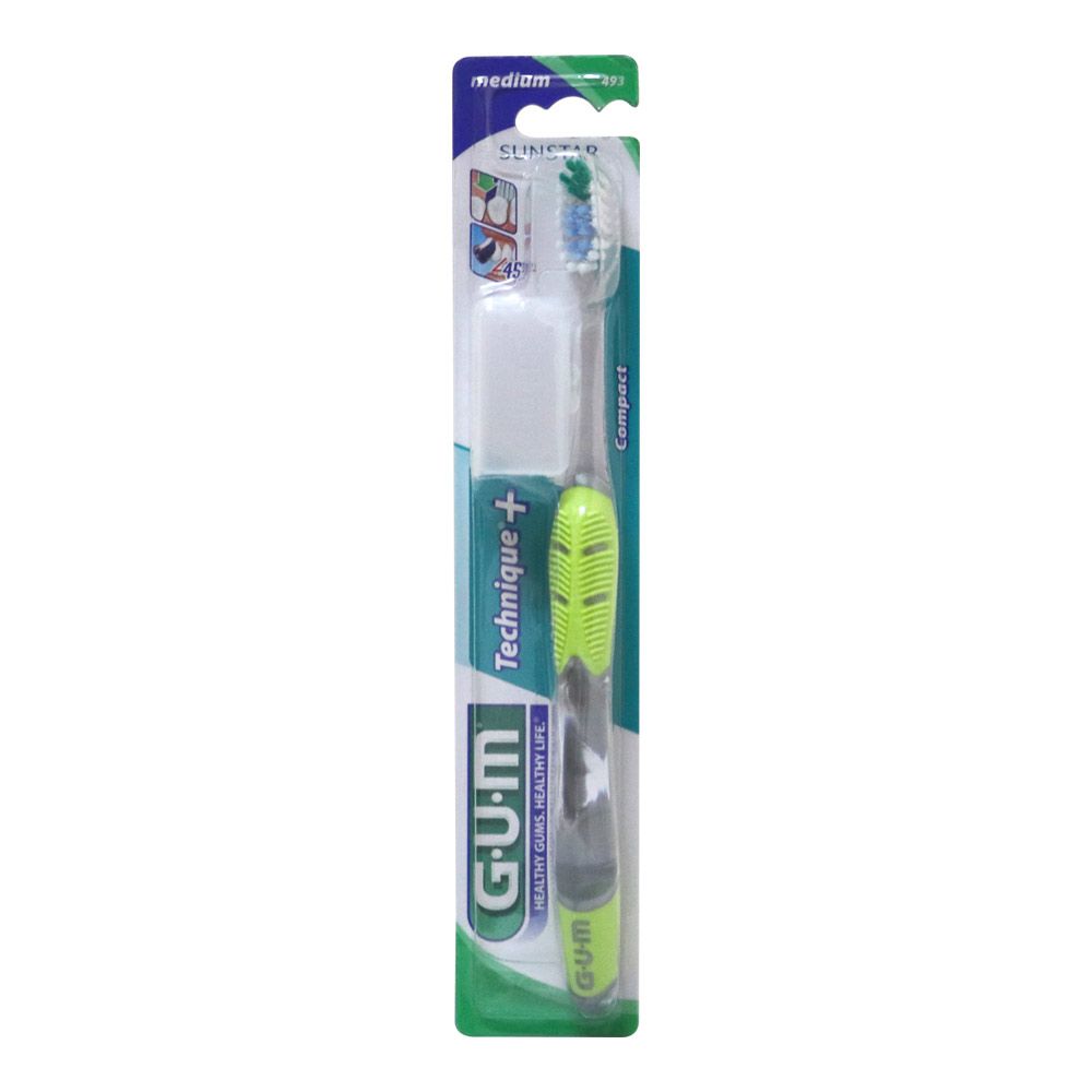 Butler Gum Technique+ Compact Medium Toothbrush 493ME