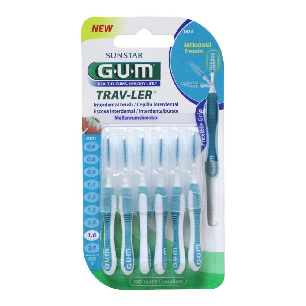 Butler Gum Trav-ler Interdental Brush 1614 M6