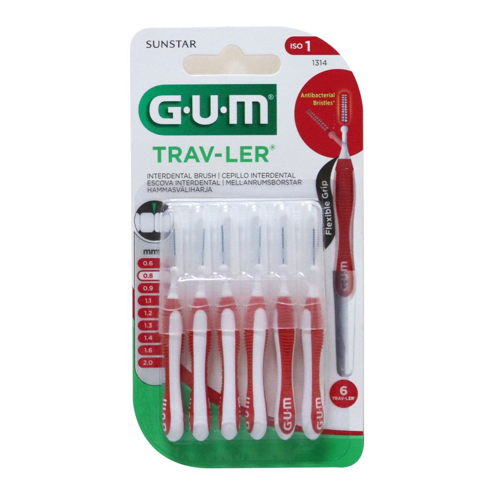 Butler Gum Travler Interdental Brush 0.8 mm 1314