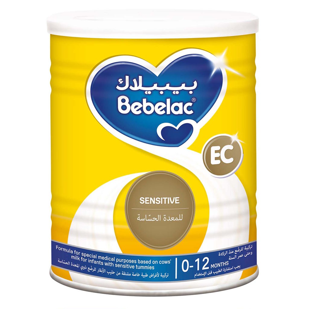 Bebelac EC Extra Care Sensitive Infant Milk Formula For 0-12 Months Baby With Sensitive Tummy, 400g