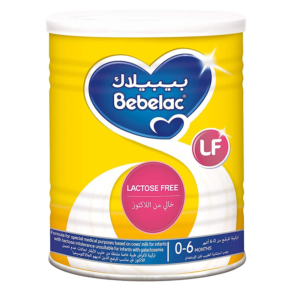 Bebelac LF Lactose Free Infant Milk Formula For 0-6 Months Baby 400g
