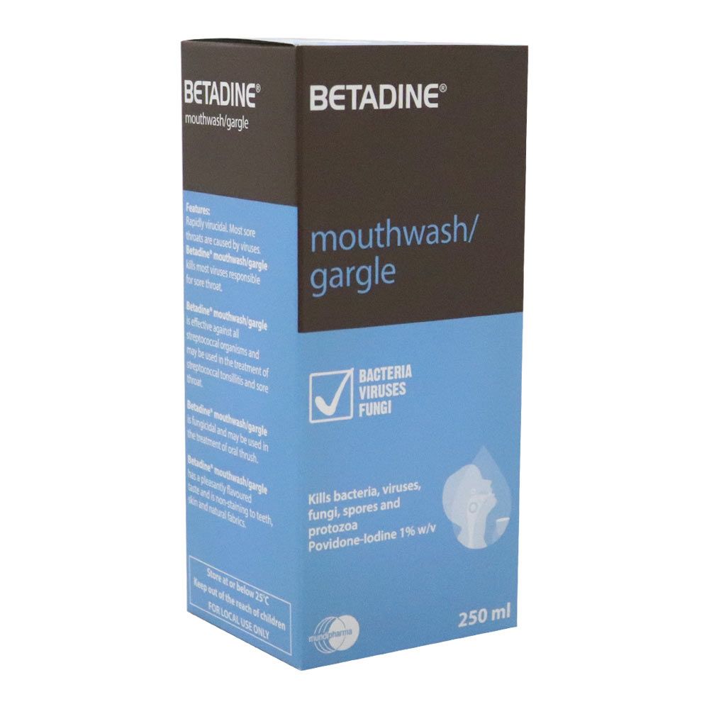 Betadine Mouthwash/Gargle 250 mL