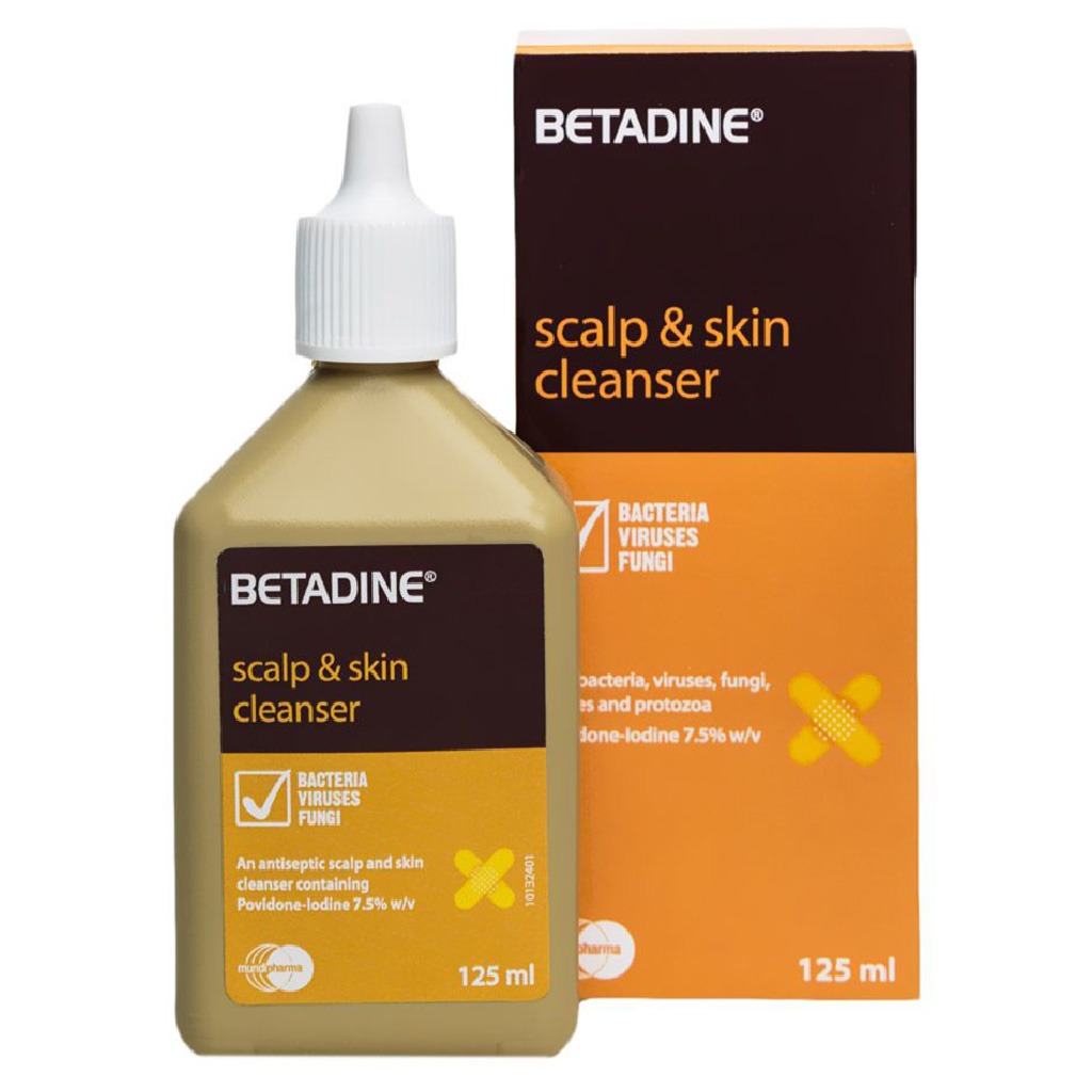 Betadine Scalp & Skin Cleanser 125 mL