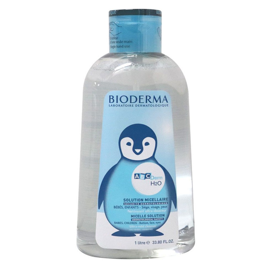 Bioderma ABCDerm H2O Micellar Water Cleanser For Baby & Children 1000ml