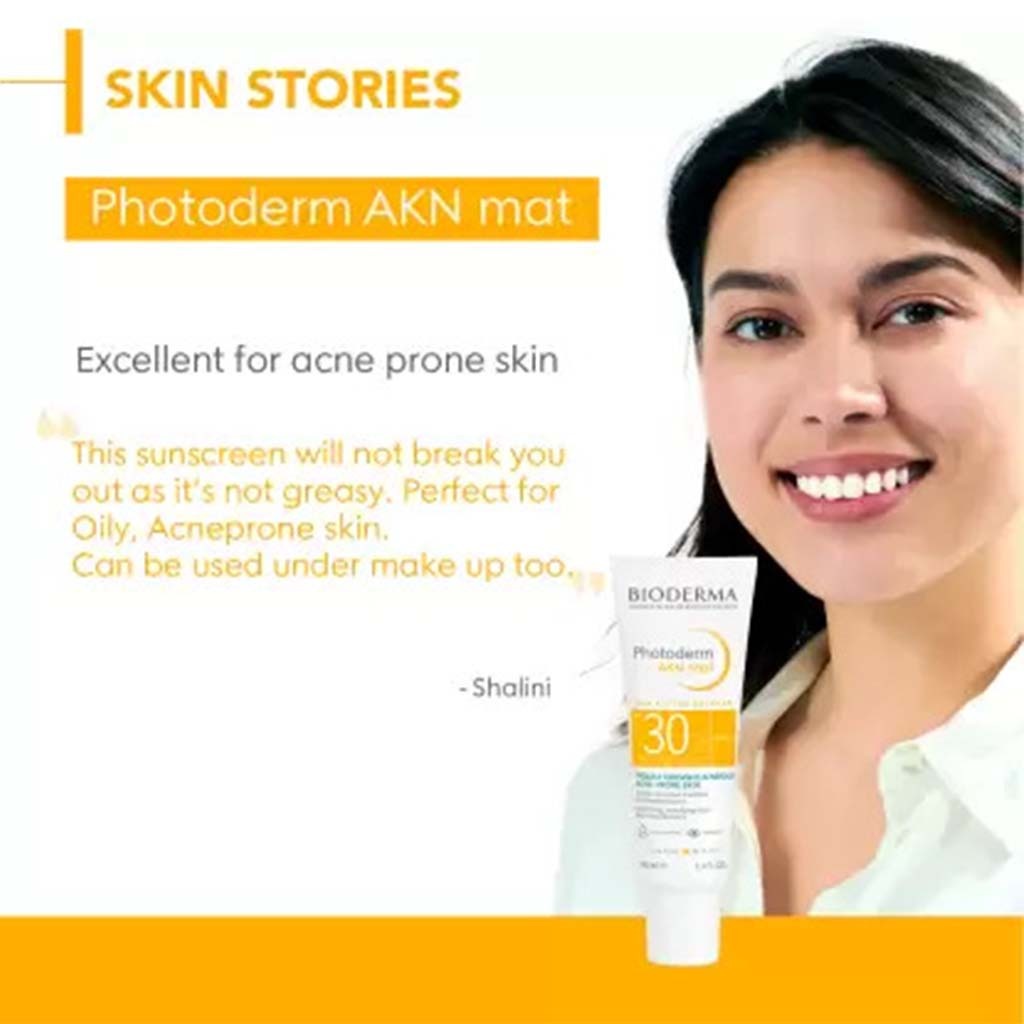 Bioderma Photoderm AKN Mat SPF30 Fluid Sunscreen For Face 40ml