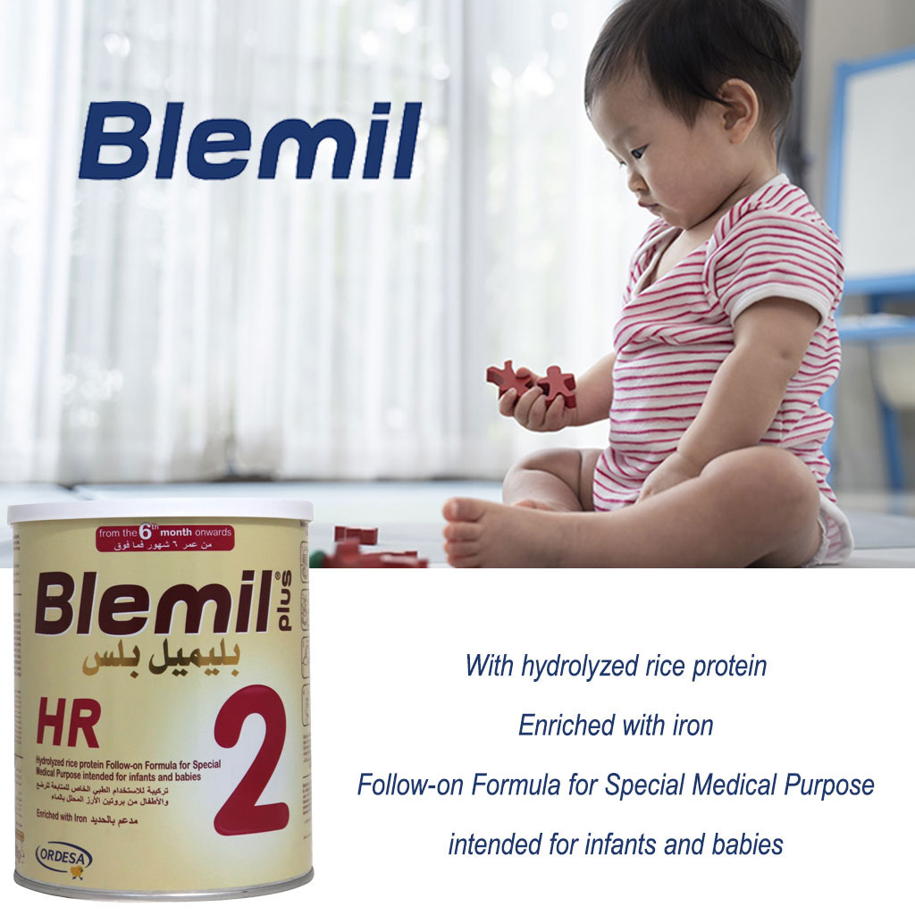 Blemil Plus 2 HR Follow-Up Formula Milk For 6+ Months Baby With Cow's Milk Allergy 400g