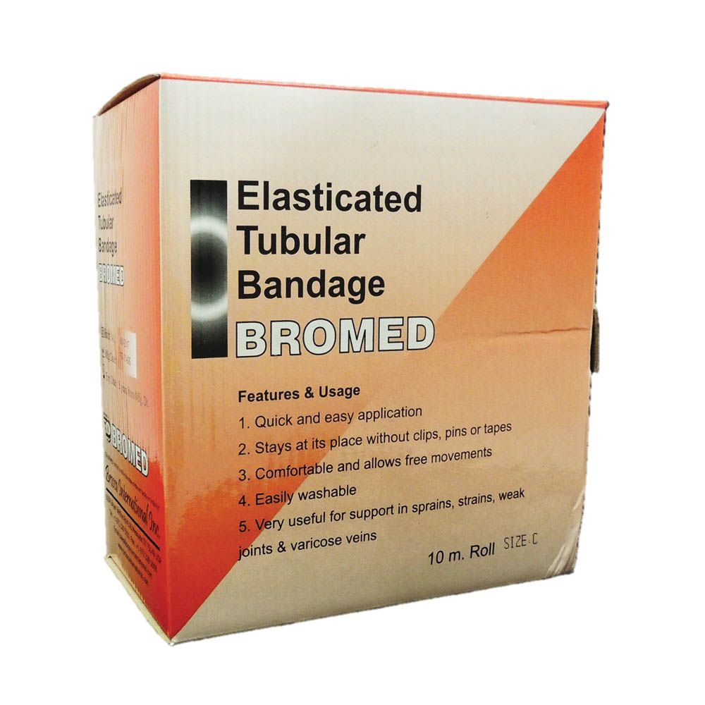 Bromed Elasticated Tubular Bandage C Roll 10 m