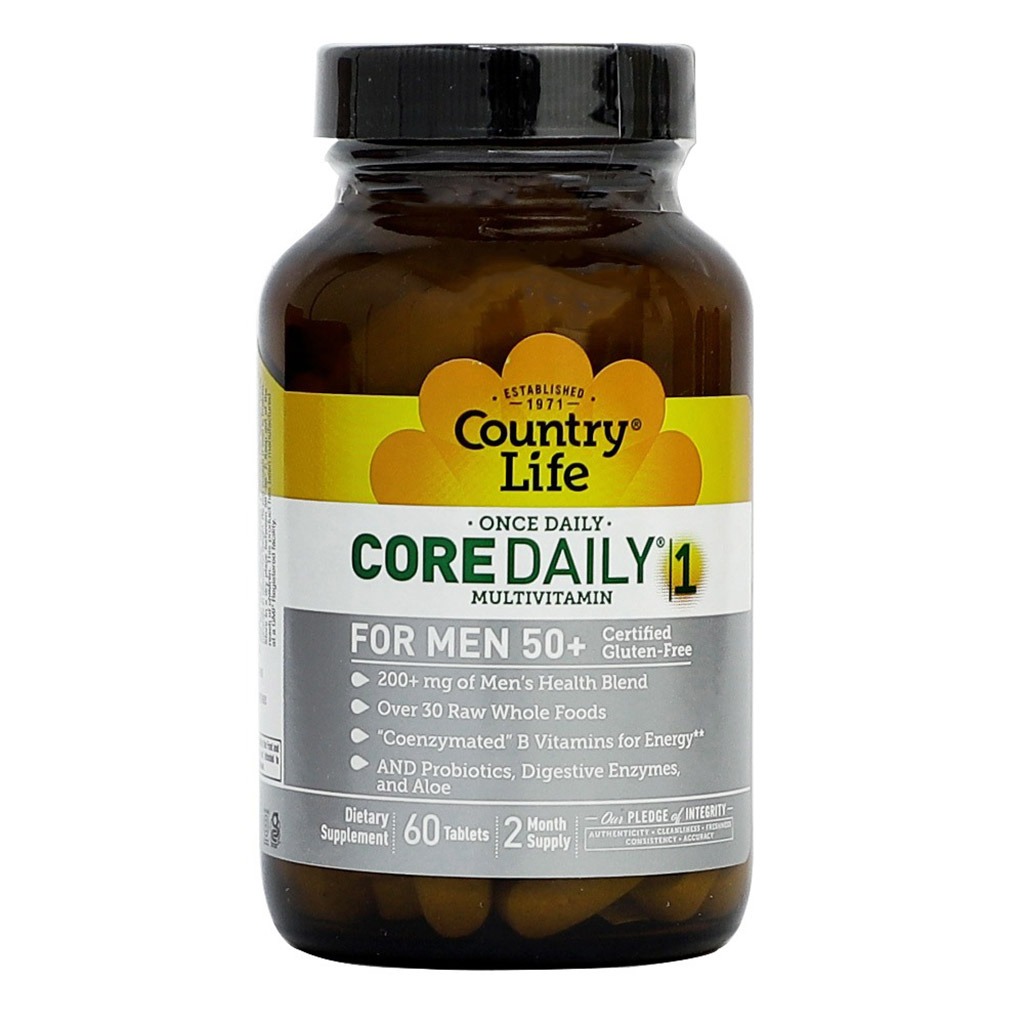 Country Life Core Daily-1 Men 50+ Tablets 60's