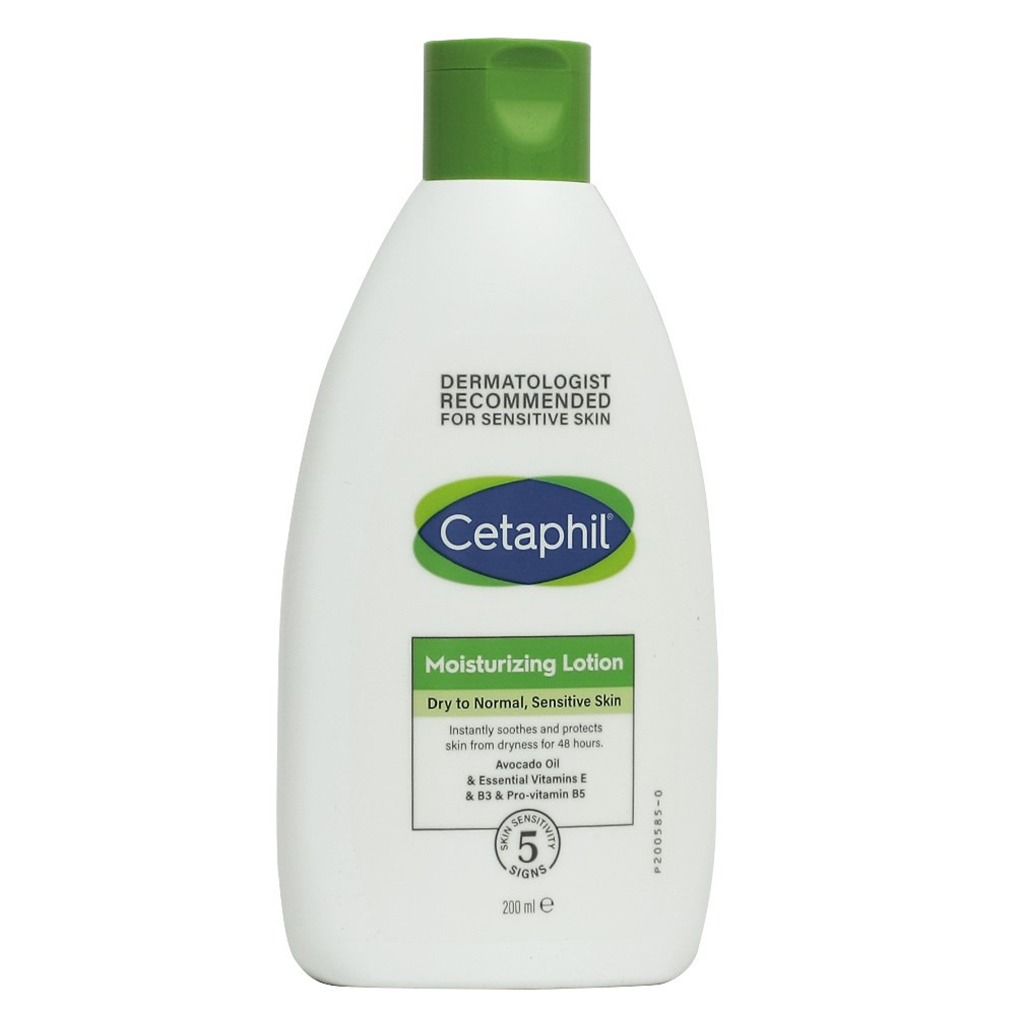 Cetaphil Moisturizing Lotion, Face & Body Moisturizer For Men & Women With Dry to Normal and Sensitive Skin, Unscented, 200ml