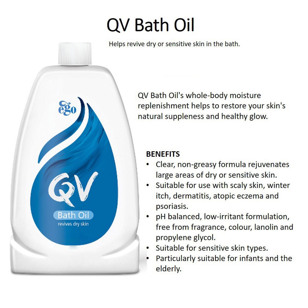 Ego QV Bath Oil For Dry Skin 250ml