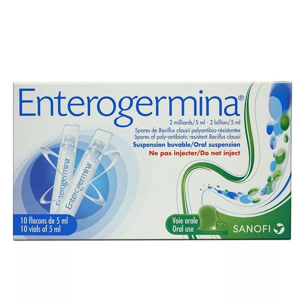 Enterogermina 2 Billion/5 mL Suspension Oral Vials 10's