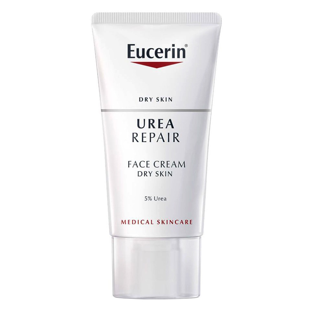 Eucerin UreaRepair 5% Urea Replenishing Face Cream For Dry Skin 50ml