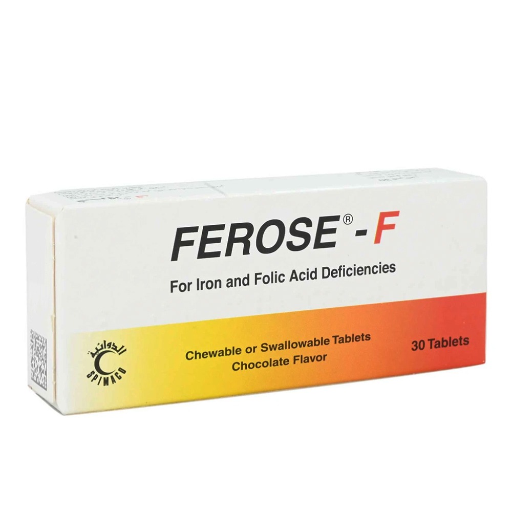Ferose F Chewable Tablets 30's