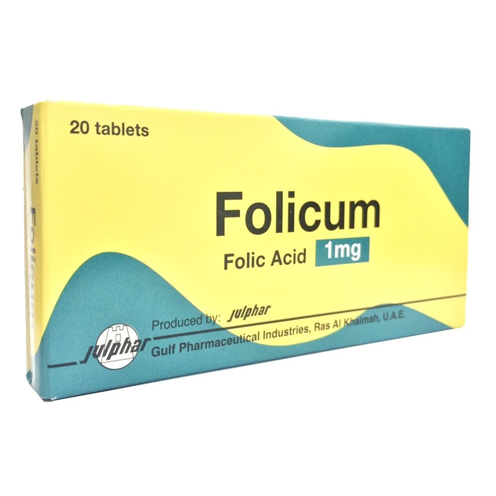 Folicum 1 mg Tablets 20's