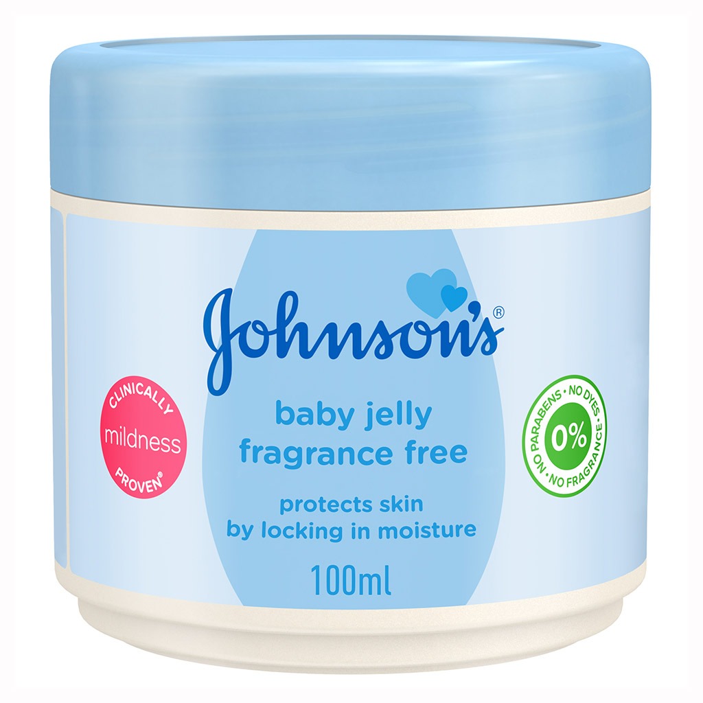 Johnson's Skin Protecting Baby Jelly, Fragrance Free 100ml