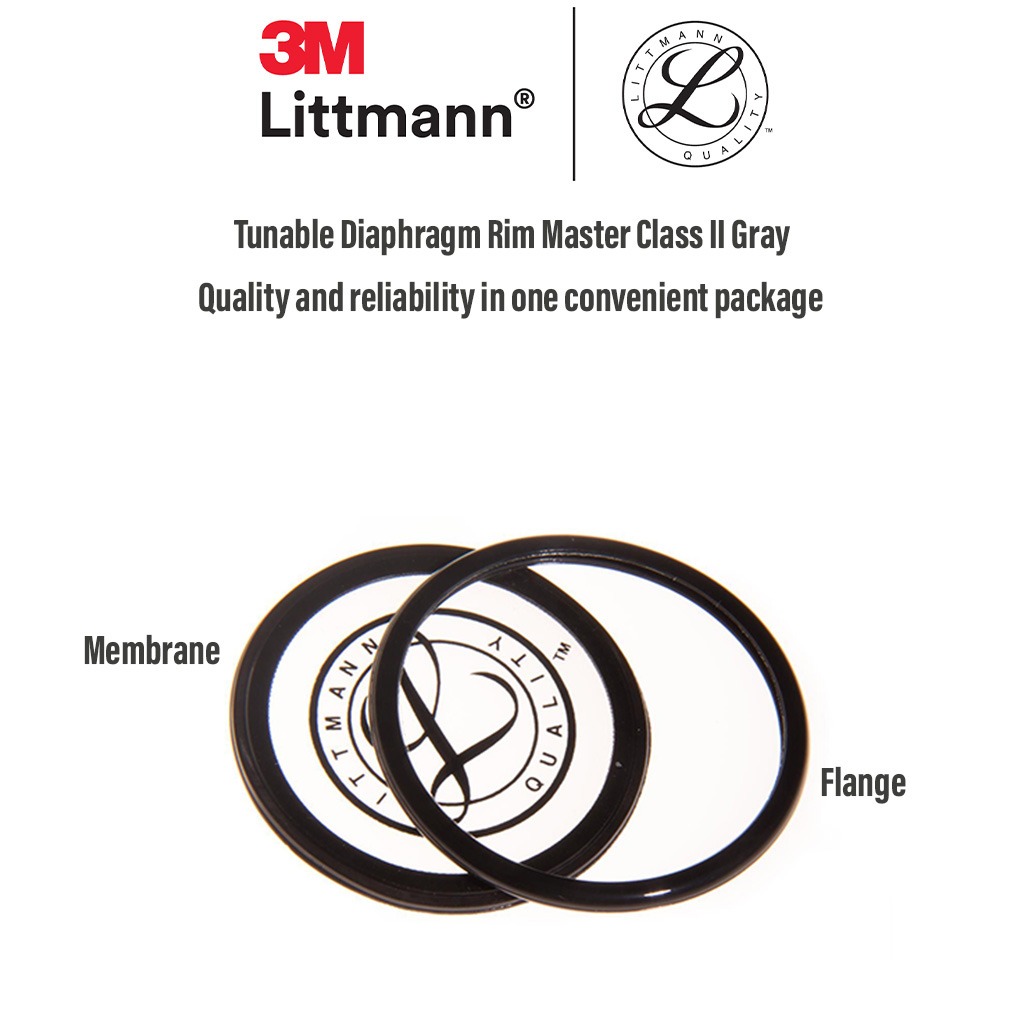 3M Littmann Tunable Diaphragm Rim Master Class II Gray