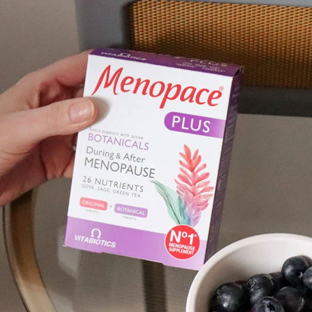Vitabiotics Menopace Plus During & After Menopause Support Tablets, Pack of 56's