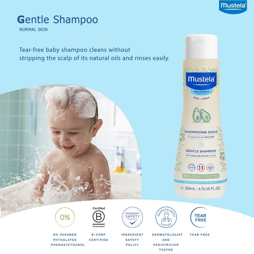 Mustela Baby and Child Gentle Shampoo 200 mL