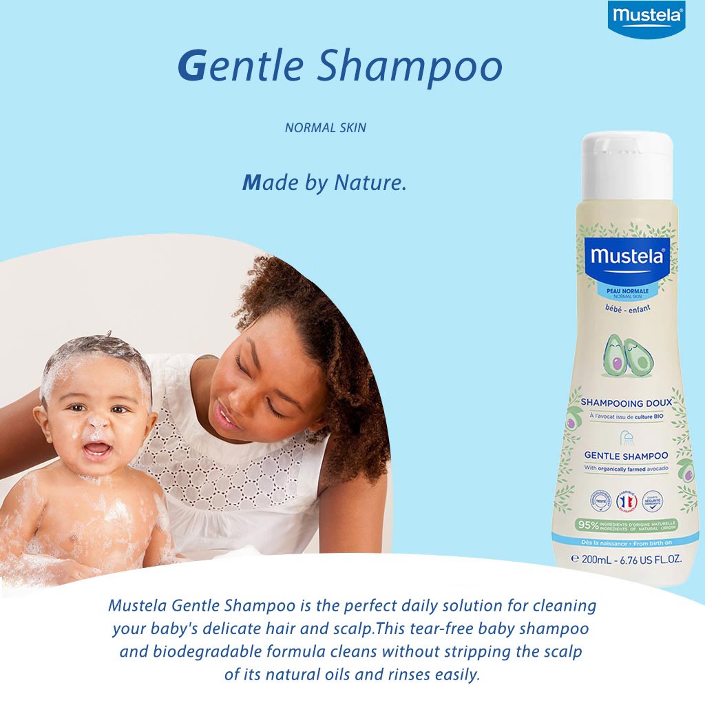 Mustela Baby and Child Gentle Shampoo 200 mL