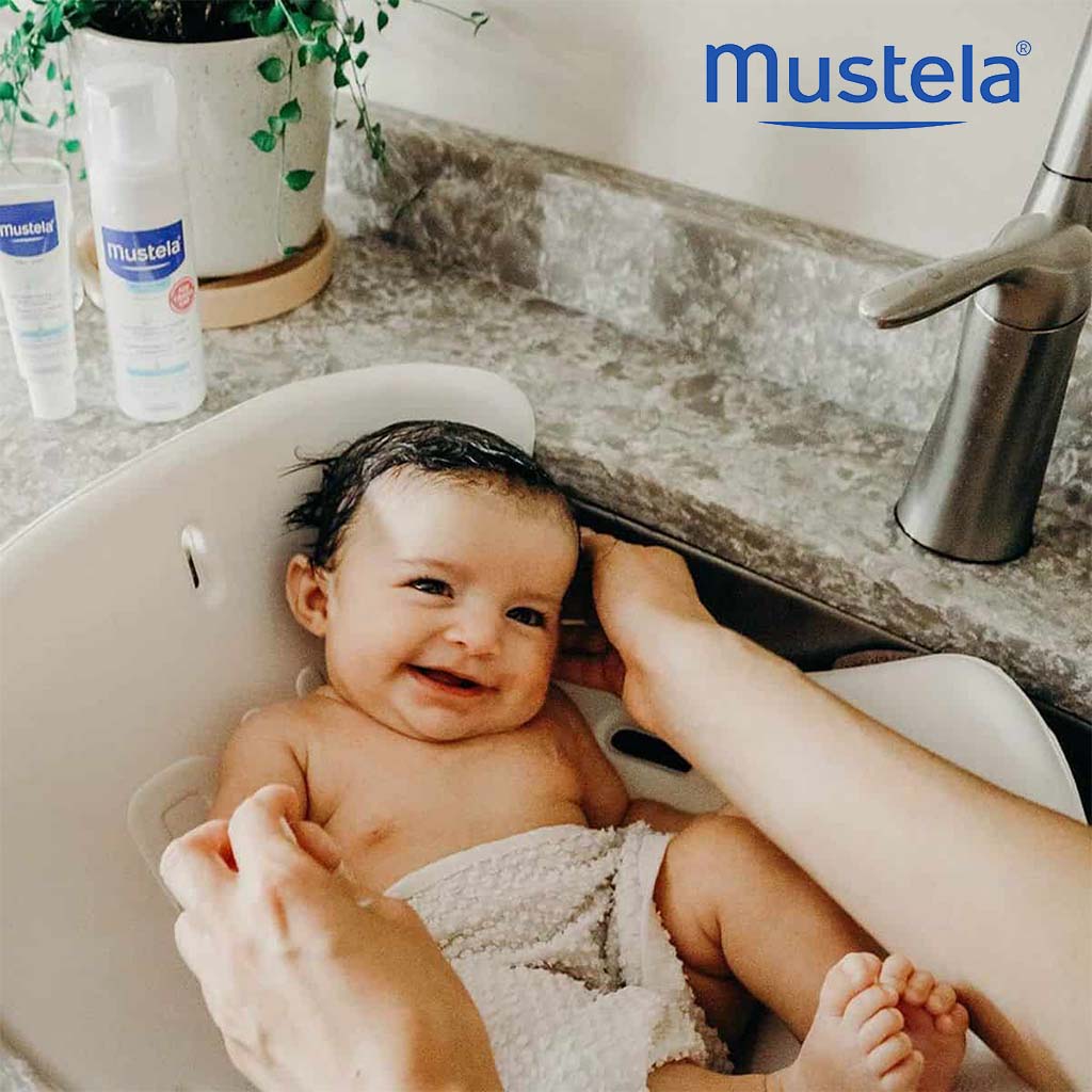 Mustela Baby Cradle Cap Foam Shampoo For Newborn, Tear-Free & Fragrance-Free 150ml