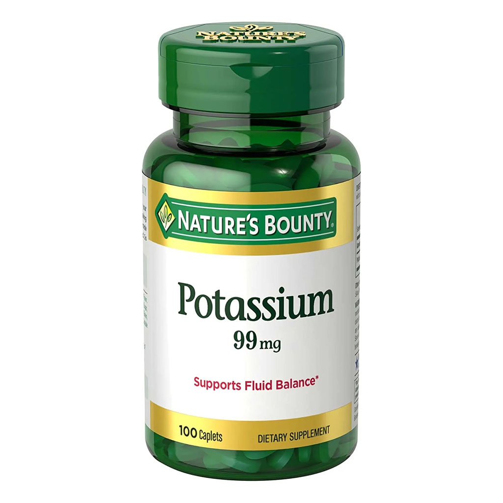 Nature's Bounty Potassium 99 mg Caplets 100's