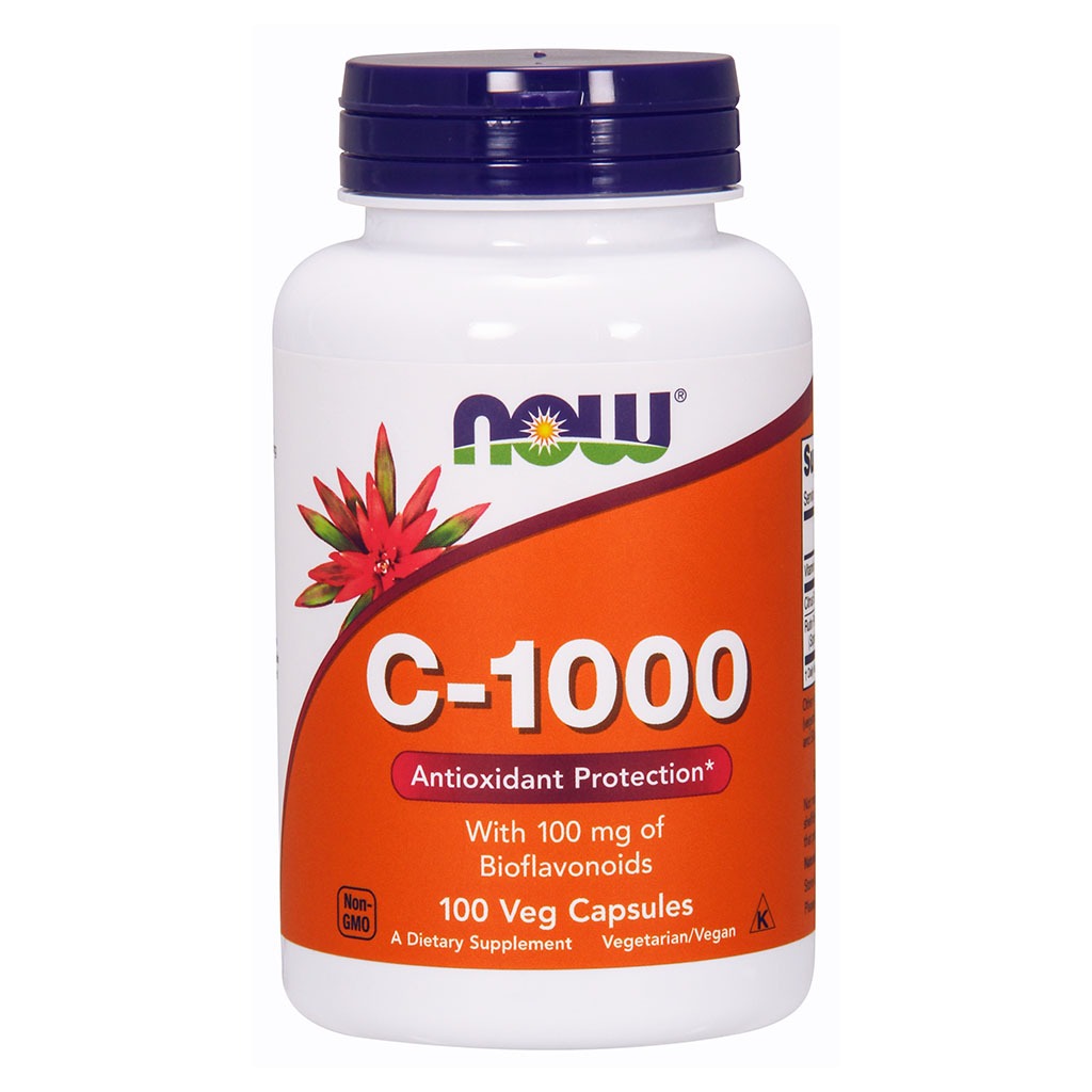Now C-1000 Vitamin C Tablets For Antioxidant & Immune Support, Pack of 100's
