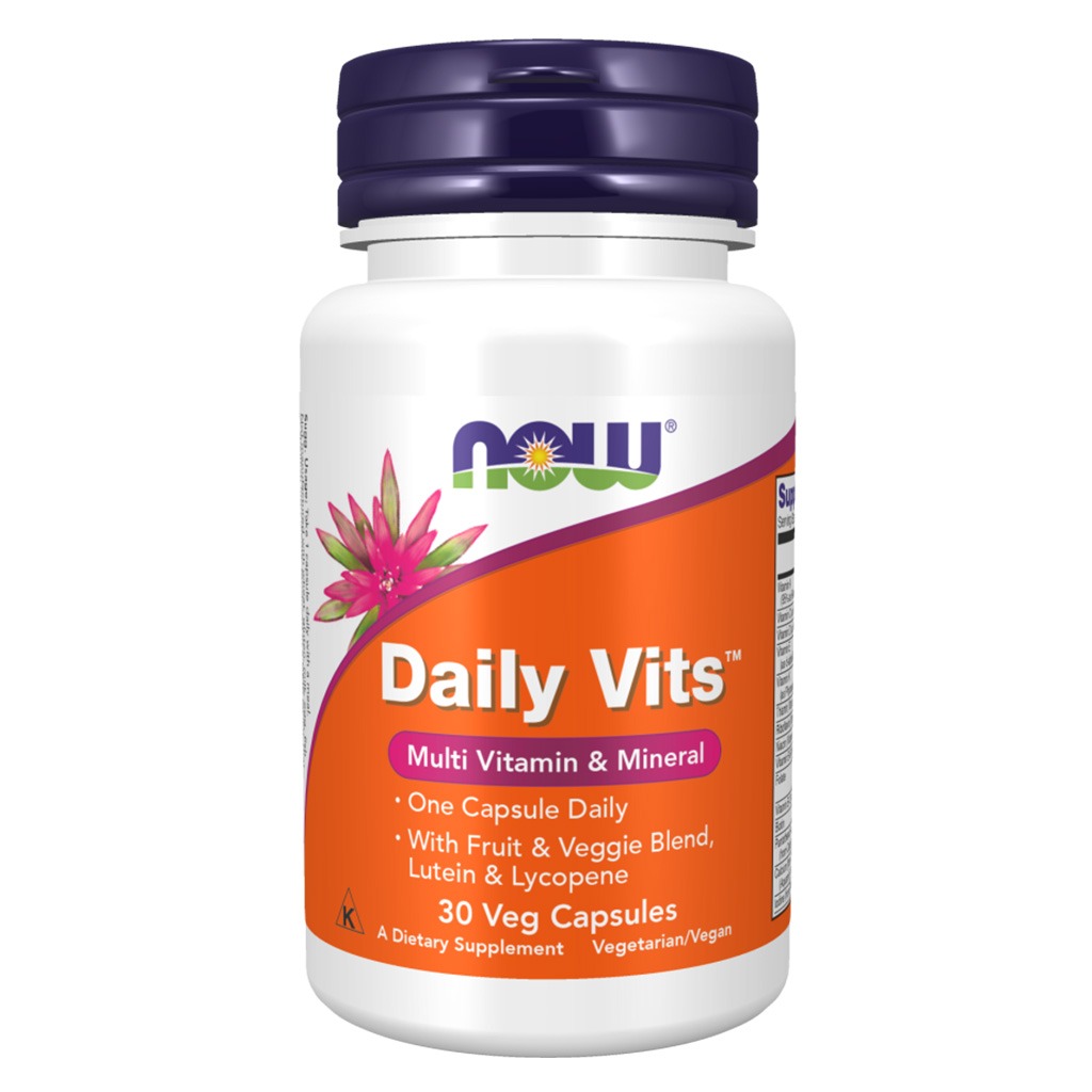 Now Daily Vits Multivitamin & Mineral Tablets For Overall Wellness, Pack of 30's