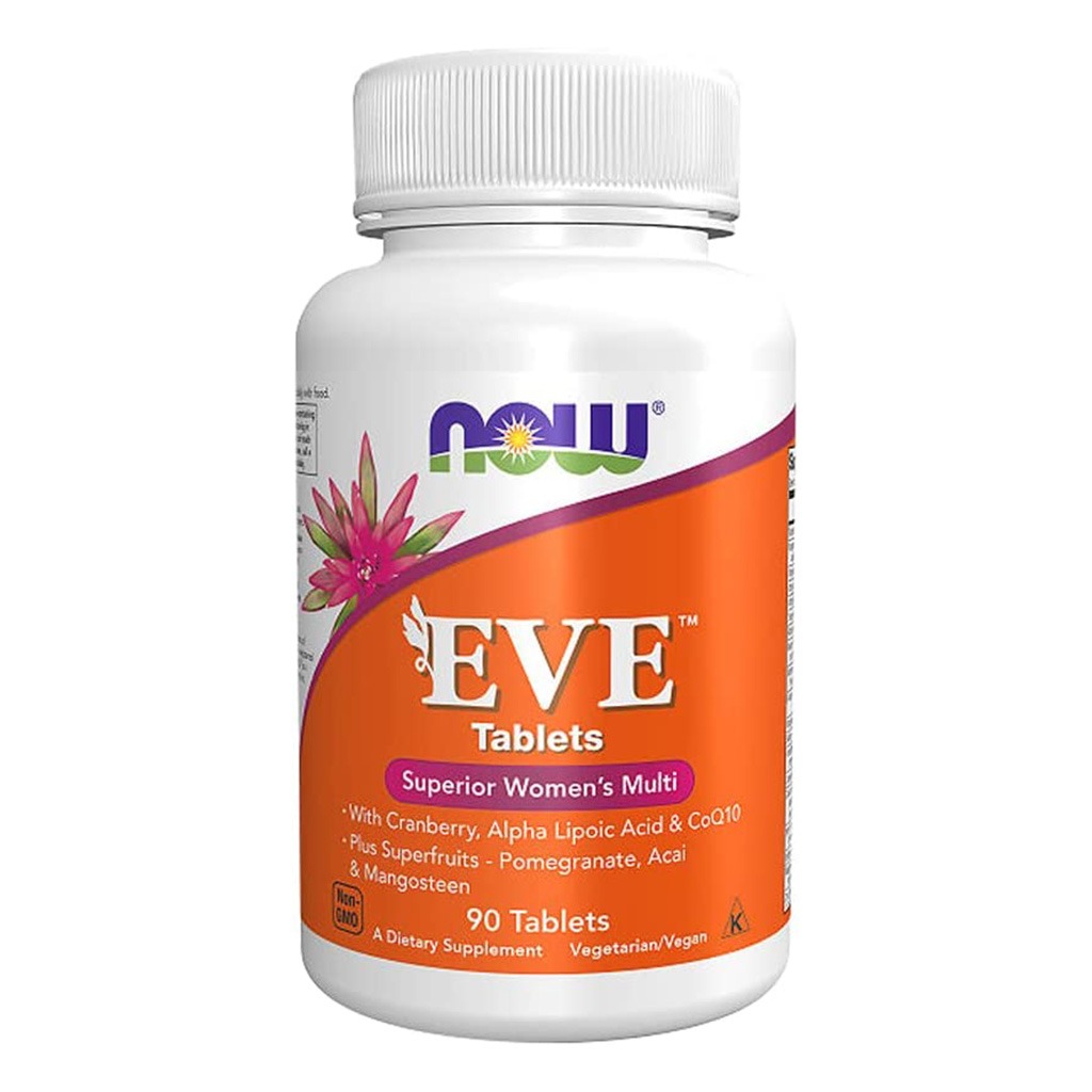 Now Eve Multivitamin Multimineral Tablets For Overall Wellness of Women, Pack of 90's