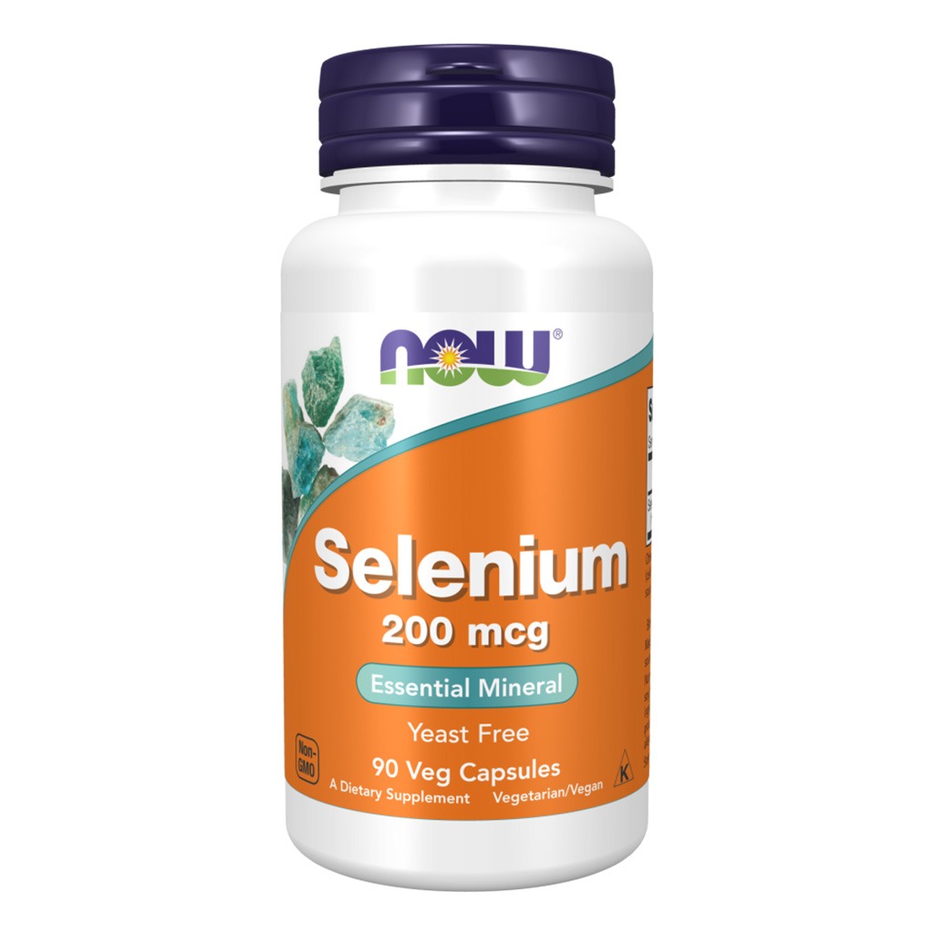 Now Selenium 200 mcg Mineral Supplement Capsules For Antioxidant Support, Pack of 90's