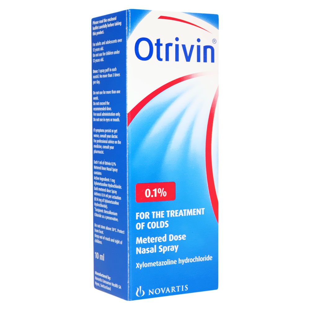 Otrivin Nasal Spray 0.1% 10 mL