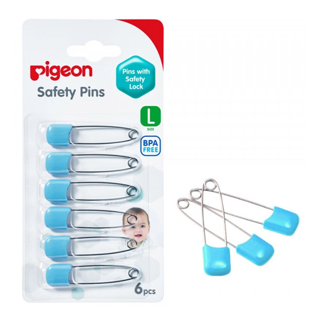 Pigeon Safety Pins 6's L 10881
