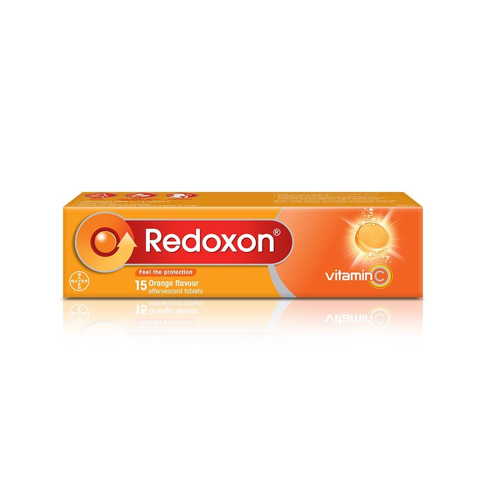 Redoxon Vitamin C Effervescent tablets Orange flavour 15's