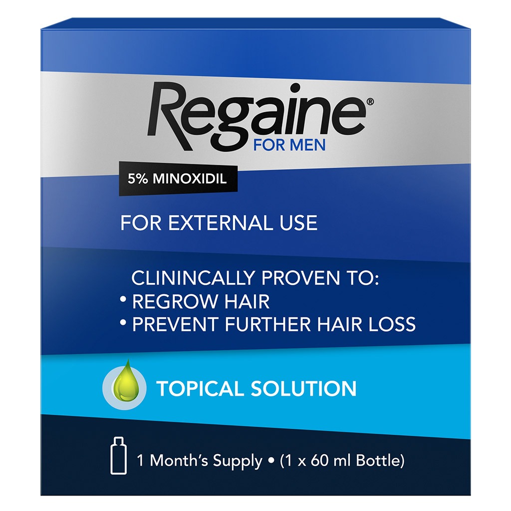 Regaine For Men 5% Topical Hair Regrowth Solution 60ml