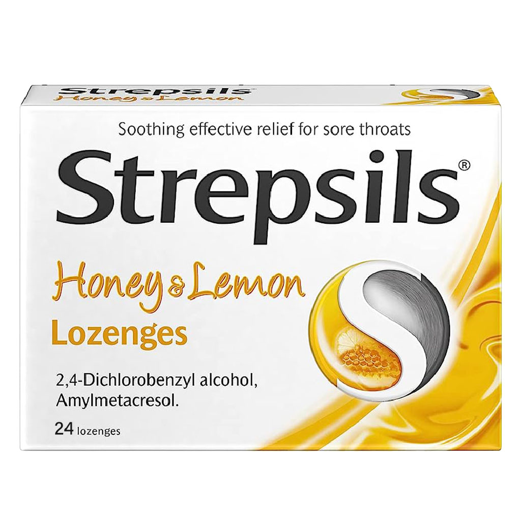 Strepsils Honey & Lemon Lozenges 24's