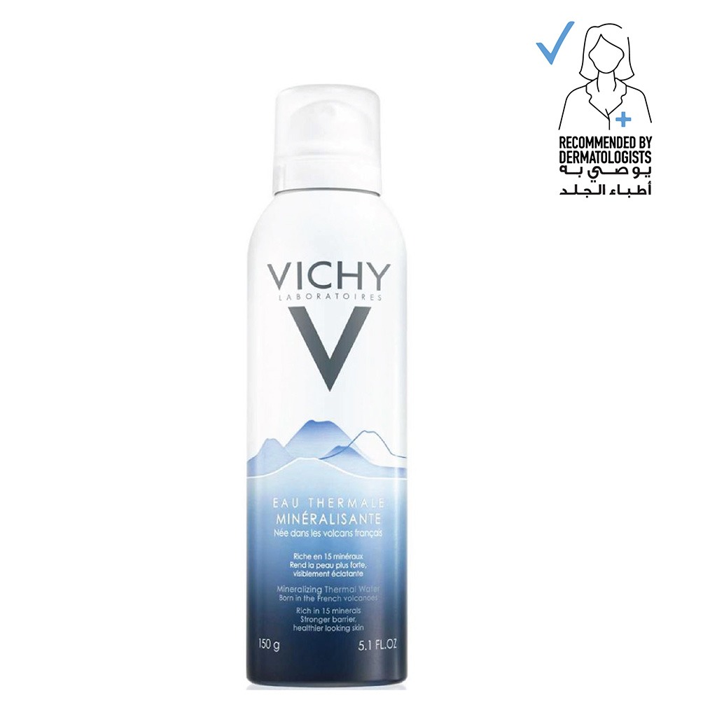 Vichy Mineralizing Thermal Water, Hydrating Volcanic Water Face Mist With Natural Antioxidants 150ml