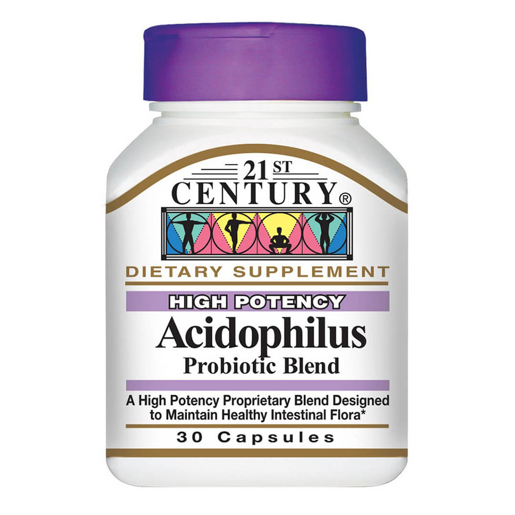 21st Century Acidophilus Probiotic Blend Capsules 30's