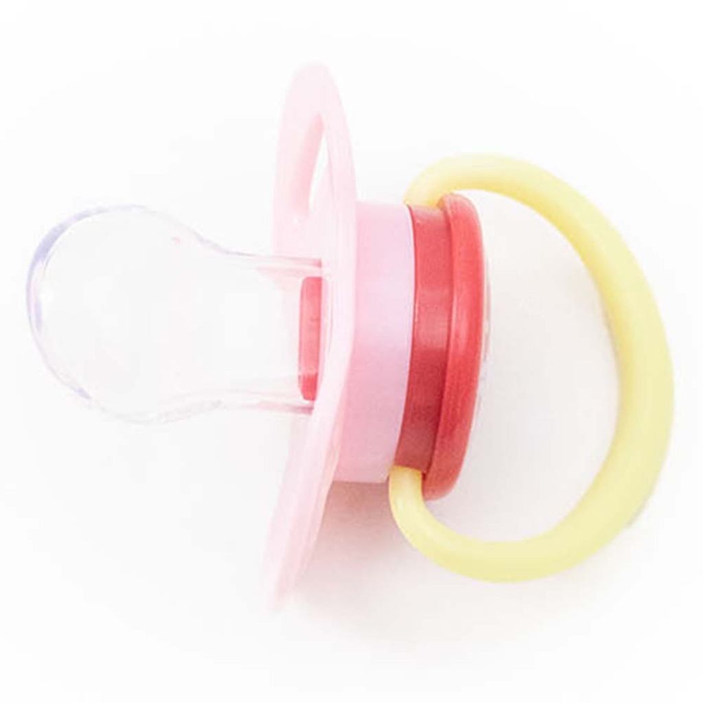 Bebecom Thumb Shaped Pacifier With Chain - Assorted Coloures, Pack of 1's