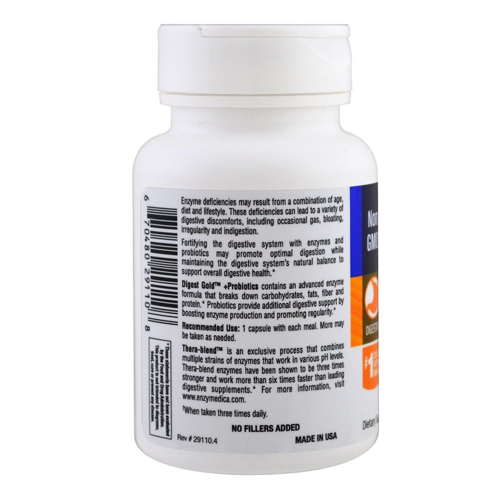 Enzymedica Digest Gold + Probiotics Capsules 45's