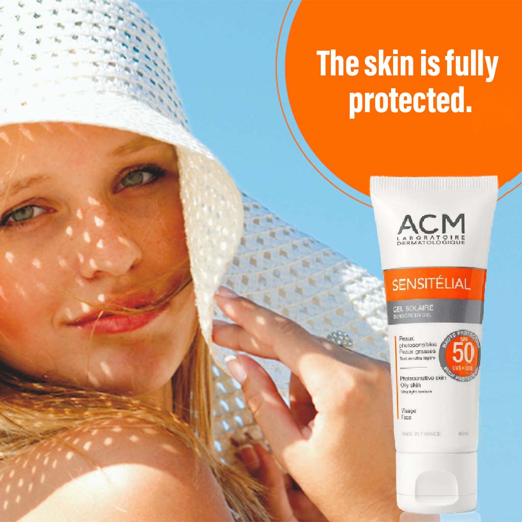 ACM Sensitelial SPF50 Sunscreen Gel 40ml