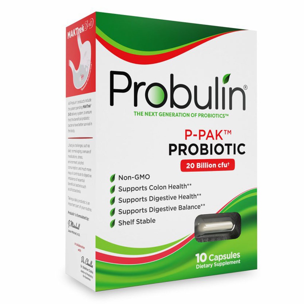 Probulin P-Pack Probiotic Capsules For Colon & Digestive Health, Pack of 10's