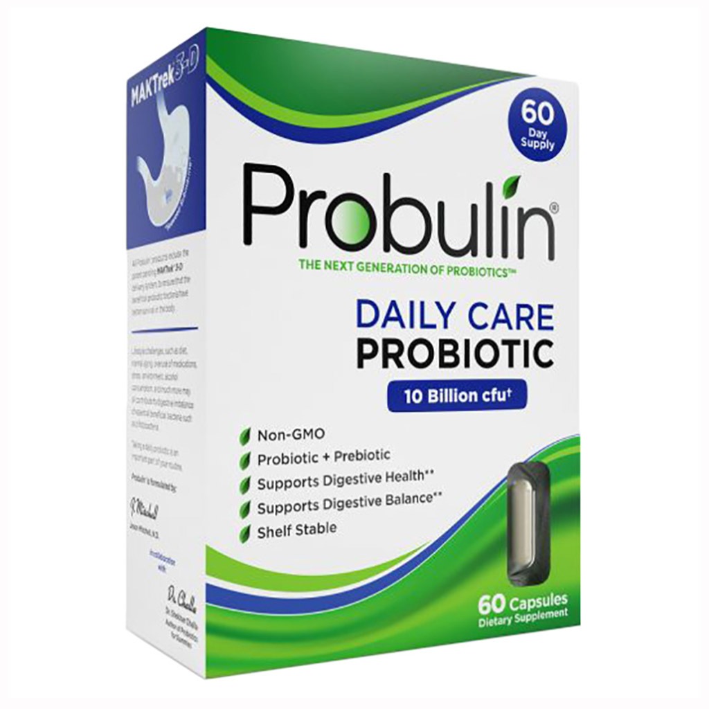 Probulin Daily Care Probiotic 10 Billion CFU Capsules For Digestive Health, Pack of 60's